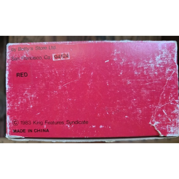 Vintage 'Old Fashioned' Red Betty Boop Alarm Clock 1983 WORKS - Picture 13 of 13